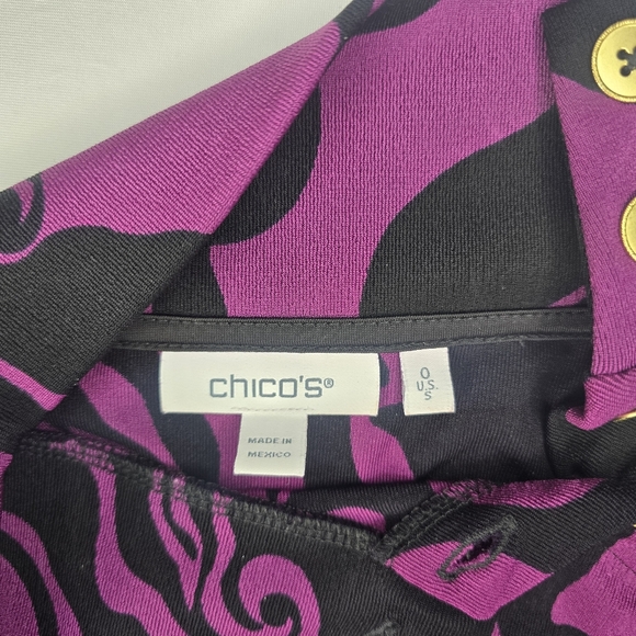 Chicos‎ Travelers Mock Neck Tunic Size Small - Picture 8 of 12